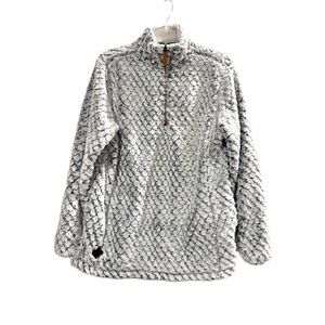 Simply Southern Collection Faux Fur/Sherpa Women’s Pullover in Medium